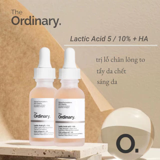 The Ordinary lactic acid serum tẩy tế bào chết da mặt sáng da chăm sóc da mặt