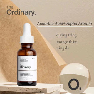 The Ordinary ascorbic acid serum vitamin c trị thâm làm trắng da mặt dưỡng ẩm da mặt chăm sóc da mặt