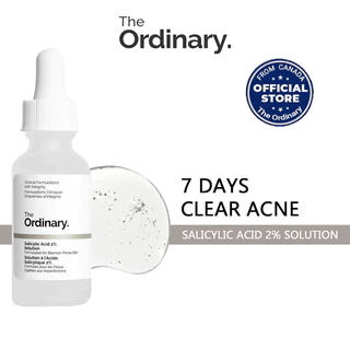 The Ordinary salicylic acid serum trị mụn ẩn trị mụn đầu đen ở mũi chăm sóc da mặt