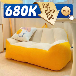 Sofa lười siêu hot  đôi đậu túi dễ thương nữ sinh phòng ngủ nhỏ sofa cho thuê phòng ban công thư giãn tatami