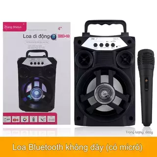 Loa Bluetooth thông minh hình chữ G, Chức năng sạc không dây, Đèn nhấp nháy có nhạc, Đèn bầu không khí đầy màu sắc