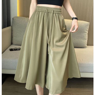 [oversize Skorts] (40-150kg) Quần Short Nữ Ống Rộng Vải Mềm Mỏng