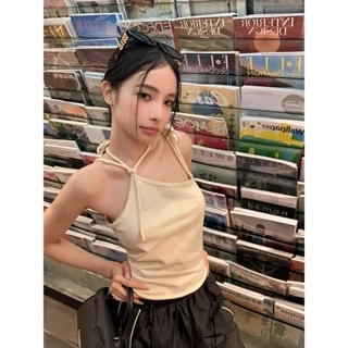 【JMWOMEN】Áo Vest buộc dây thông thường phong cách Hàn Quốc có dây buộc không đều