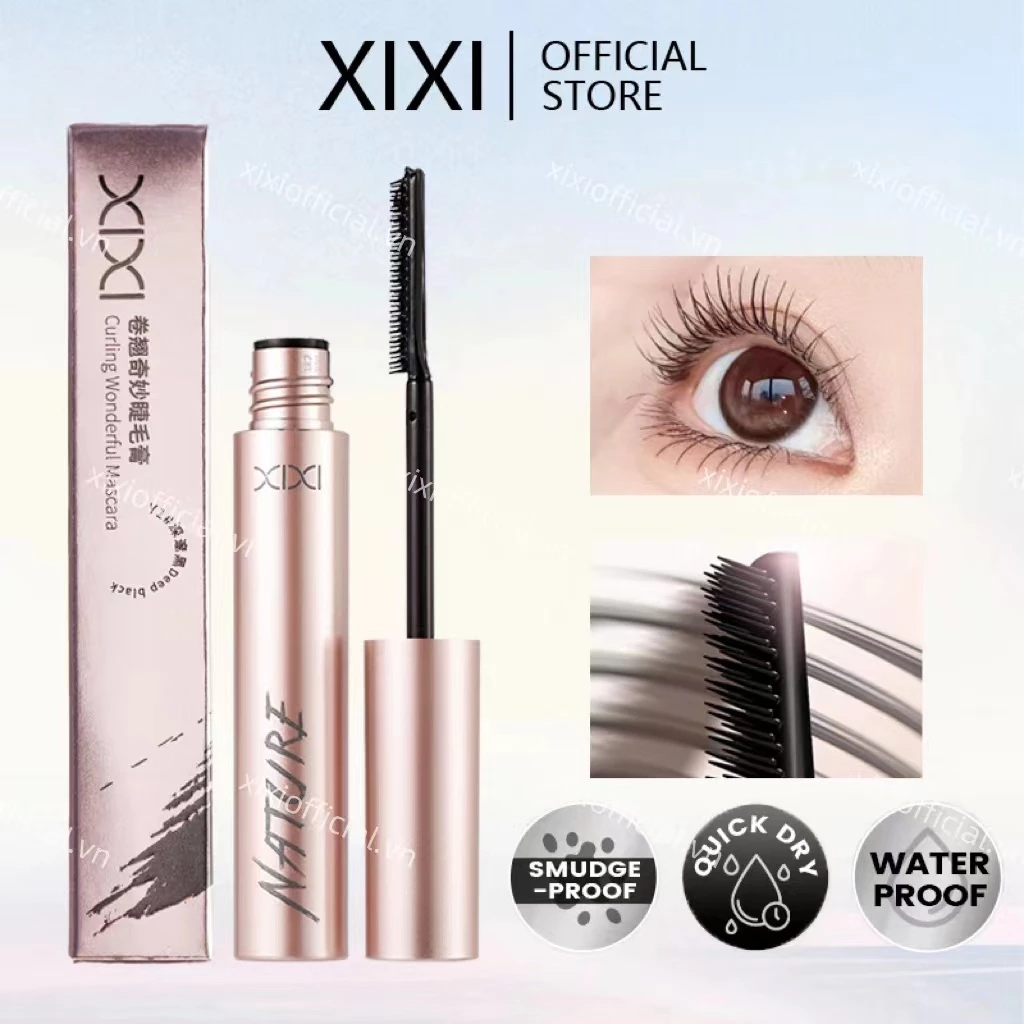 Xixi 3D Mascara Kéo Dài Lông Mi Đen Nối Mi Mắt Lông Mi Bàn Chải Làm Đẹp Trang Điểm Lâu Dài Chống Thấm Nước Mascara Tăng Trưởng Chất Lỏng NO.D762