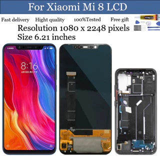 Oled Cho Xiaomi Mi 8 Màn Hình LCD M1803E1A Bộ Số Hóa Màn Hình Cảm Ứng Cho Xiaomi Mi 8 Lite LCD Mi 8X Màn Hình M1808D2TG