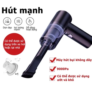 Máy hút bụi cầm tay Mini để hút bụi ô tô, giường, nệm, sạc bằng cổng USB, nhỏ gọn và tiện lợi