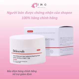 Kem dưỡng ẩm Deleventh Arbutin 30g Cải thiện làn da sẫm màu, giảm nếp nhăn