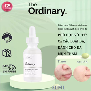 THE ORDINARY Tinh chất Niacinamide thông thường 10% + Kẽm 1% giúp giảm mụn trứng cá, làm săn chắc lỗ chân lông Giảm đốm đen 30ml