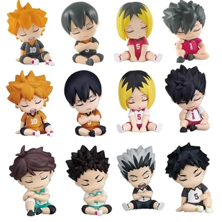 4 Cái / bộ Haikyuu Sleep Sit Ver. Hình Hinata Shoyo Tobio Kageyama Kozume Kenma Hành Động Hình Đồ Chơi PVC Mô Hình Búp Bê Trẻ Em Quà Tặng