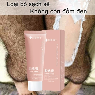 Kem tẩy lông vĩnh viễn không gây kích ứng 60g Không gây kích ứng Làm sạch nhanh Nách Tóc / Chân Dễ sử dụng Làm sạch