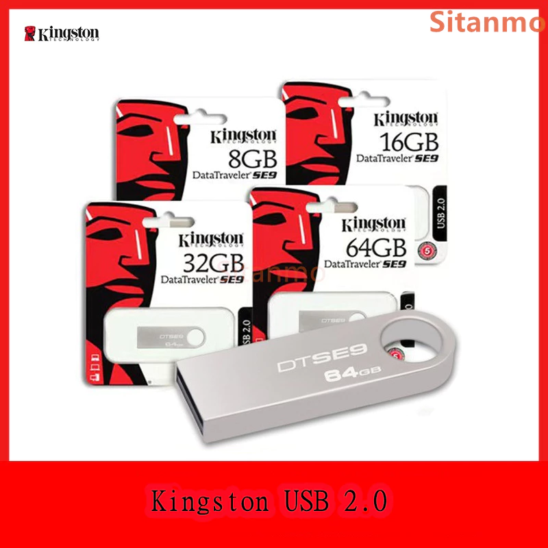 Kingston Data Traveler SE9 1GB 4GB 8GB 16GB 32GB 64GB 128GB 2TB USB 2.0 Ổ đĩa Flash (DTSE9H)