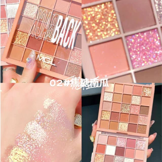 Bảng Phấn Mắt 25 Màu Hàng Ngày Trắng Tự Nhiên Nữ Ngọc Trai Matte Sequins Lấp Lánh Cam Nâu