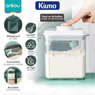 (TẶNG STICKER) Hộp đựng sữa bột chống ẩm ANKOU Hộp trữ sữa hút chân không chính hãng 1L 1,7L 2,3Lu