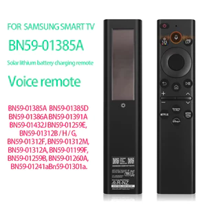 [Rẻ nhất] Remote điều khiển for Samsung smart TV  khiển giọng nói USB sạc pin mặt trời BN59-01385A BN59-01385D BN59-01386A BN59-01391A BN59-01432J BN59-01385B BN59-01312B / H / G, BN59-01312F, BN59-01312M