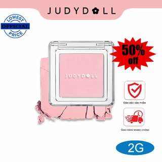 Judydoll Phấn má hồng Pretty Blush Powder  đôi má hồng  hồng màu đơn sắc tông nude tự nhiên 2g