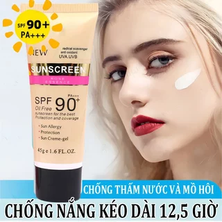 Kem chống nắng kem chống nắng cho mặt SPF90+ kem chống nắng chống nước 45g kem chống nắng mặt kem chống nắng cao cấp