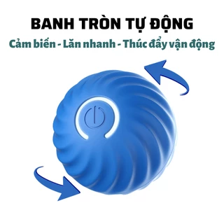 Bóng đồ chơi cho chó PetGravity, Banh cảm biến tự động, Đồ chơi đuổi bắt cho chó, Đèn LED, Thúc đẩy vận động Giảm stress