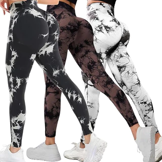 Quần Legging Tập yoga / Thể Dục Bằng nylon Nhuộm Màu Không Đường May Lưng Cao Cho Nữ