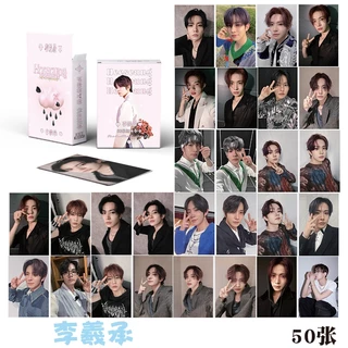 Linxx 50 Chiếc ENHYPEN Heesung Album Holographic Card Laser Card Kpop Photocards Bưu Thiếp Series