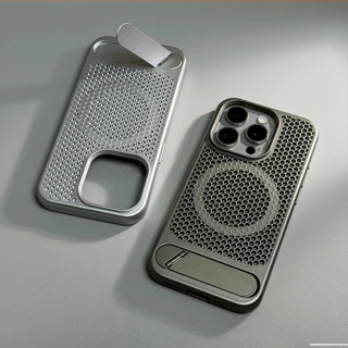 【Bracket/Pc hard case/Silver】ốp lưng compatible for iPhone 15 14 13 12 11 case