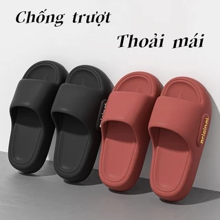 Dép cross đế cao dép nam nữ đế bánh mì cao 5cm chất dép đi biển Chống Trượt