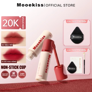 Mooekiss Lip Cream Matte Velvet Lip Cream Non-Stick Cup Son Môi Không Phai Màu Trang Điểm Môi 6 Màu Có Sẵn 3g