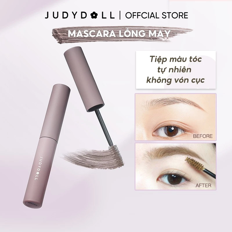 JUDYDOLL Mascara lông mày Stick Eyebrow Cream Khô nhanh Làm dày Chống nước Bền màu 2,5g