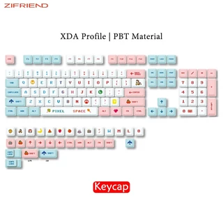 Zifriend Pink Pixel Keycap XDA Profile PBT Key Cap cho bàn phím cơ DIY