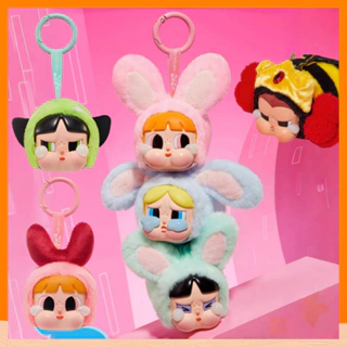 In Stock Crybaby Powerpuff Girls Vinyl Face Plush Popmart Doll Selective figurine Optional