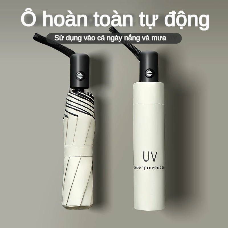 Dù Gấp Tự Động Chống Tia UV Cực Tím Che Nắng Mưa Đa Năng
