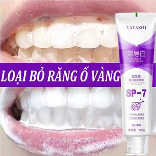 Kem đánh trắng răng kem đánh răng SP-7 kem trắng răng 120g trắng răng kem đánh răng tẩy cao răng làm trắng răng ố vàng