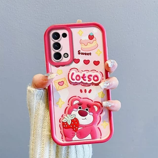 Ốp lưng Oppo A38 Lotso Vỏ điện thoại mềm hoạt hình dễ thương Reno5 A54 A55 A57 A58 4G Pochacco Kuromi Bảo vệ Camera Ốp lưng silicon chống rơi