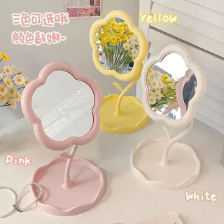 Gương decor để bàn trang điểm hình hoa xinh xắn【Chiosala13】