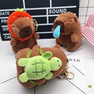 Capybara✨ Mặt Dây Chuyền Capybara Sang Trọng Túi Đồ Chơi Đồ Trang Trí Móc Khóa Búp Bê Ragdoll Quà Tặng Búp Bê