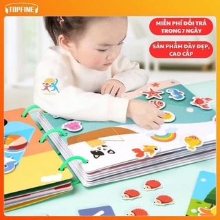 Học Liệu Bóc Dán Montessori Thông Minh 17 Chủ Đề Sansanvu Đồ Chơi Giáo Dục Sớm Cho Bé Tái Dùng Nhiều Lần