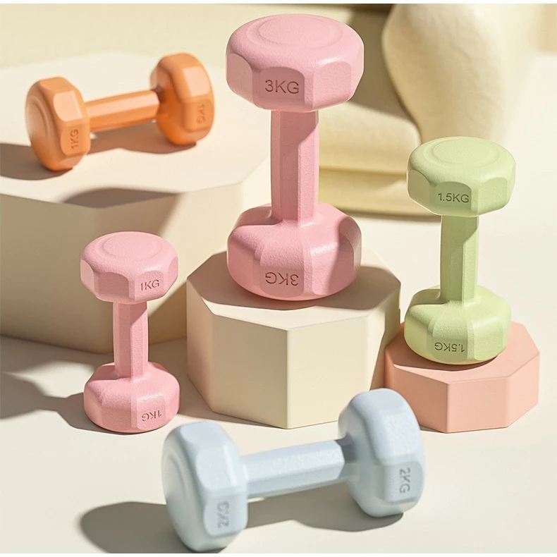 1kg 2kg 3kg Quả Tạ Lục Giác Hồng Xanh Xanh Trọng Lượng Quả Tạ Tập Gym Thể Dục Tập Thể Dục Gia Đình Tập Luyện Trọng Lượng Thiết Bị Tập Luyện