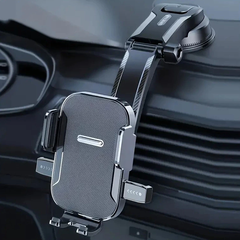 Giá đỡ điện thoại ô tô đa năng 360 độ, thích hợp cho giá đỡ điện thoại văn phòng kính chắn gió bảng điều khiển, iPh