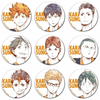 Anime Haikyuu!! Hinata kageyama Kei Tsukishima Huy Hiệu Trâm Cài Cosplay Chân Phụ Kiện Thời Trang Quà Tặng Bộ Sưu Tập