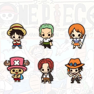 Trâm Cài Áo / Túi Xách Bằng acrylic Hình Hoạt Hình one piece Dễ Thương