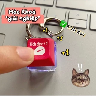 🥟ice🥟Móc Khoá Cute Bàn Phím Cơ Tích Đức Có Đèn  Móc Khoá Keycap Quà Tặng Phụ Kiện Dễ Thương