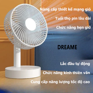 DREAME USB Quạt Điện Nhỏ Cho Văn Phòng Nhà Sạc Ký Túc Xá Sinh Viên Văn Phòng Máy Tính Để Bàn Quạt Gió Lớn