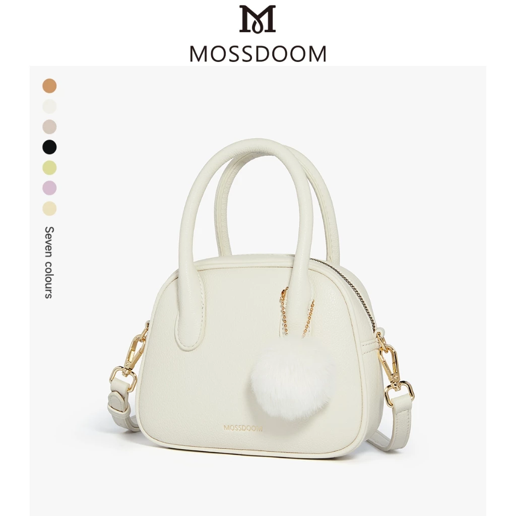 MOSSDOOM Myla Bag Túi đeo chéo dây đeo đôi phong cách chất lượng cao dành cho nữ