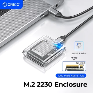 Hộp chuyển đổi ORICO 2230 m.2 nvme SSD mini 2230 nvme 10gbps m.2 sang USB type C cho PCie sd 2230 (tc20-ms)