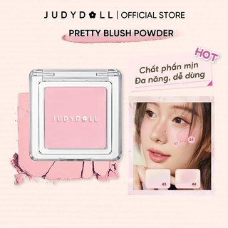 JUDYDOLL Phấn má hồng đơn sắc Pretty Blush Powder Tự nhiên Phấn mịn Lên màu tốt 2g