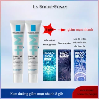 La Roche-Posay Kem dưỡng giảm mụn nhanh 8 giờ   Effaclar Duo+ M 40ml cho làn da mụn