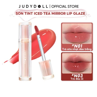 Son tint JUDYDOLL Ice Tea Mirror mật ong thạch thủy tinh