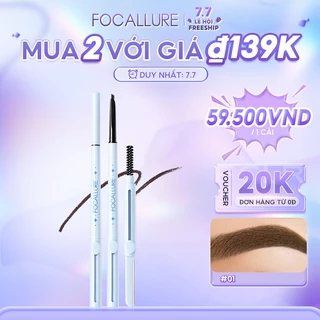 Focallure Bút Kẻ Lông Mày 3 Trong 1 Đầu Hình Tam Giác Đa Năng 0.07g