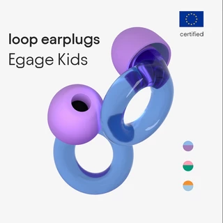 Loop Engage Kids - Nút tai giảm tiếng ồn có độ trung thực cao (16 dB) để tập trung, tụ tập xã hội và nhạy cảm với tiếng ồn - Thiết kế thời trang - 4 kích cỡ (XXS/XS/S/M)