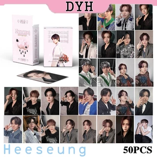 Dih 50 Cái / hộp ENHYPEN Heeseung Laser Card Photocards LOMO Card KPOP Album