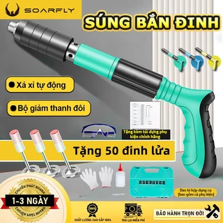 🔥🔥【Tặng 50 Đinh】Súng Bắn Đinh, Máy Bắn Đinh Hạt Nổ Mẫu mới 2024 Bắn Đinh Bê Tông